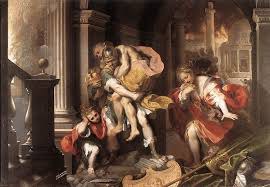 Frederico Barocci, Aeneas' Flucht aus Troja (1598)